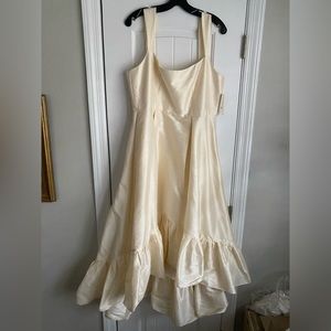 Anthropologie BHLDN ivory dress